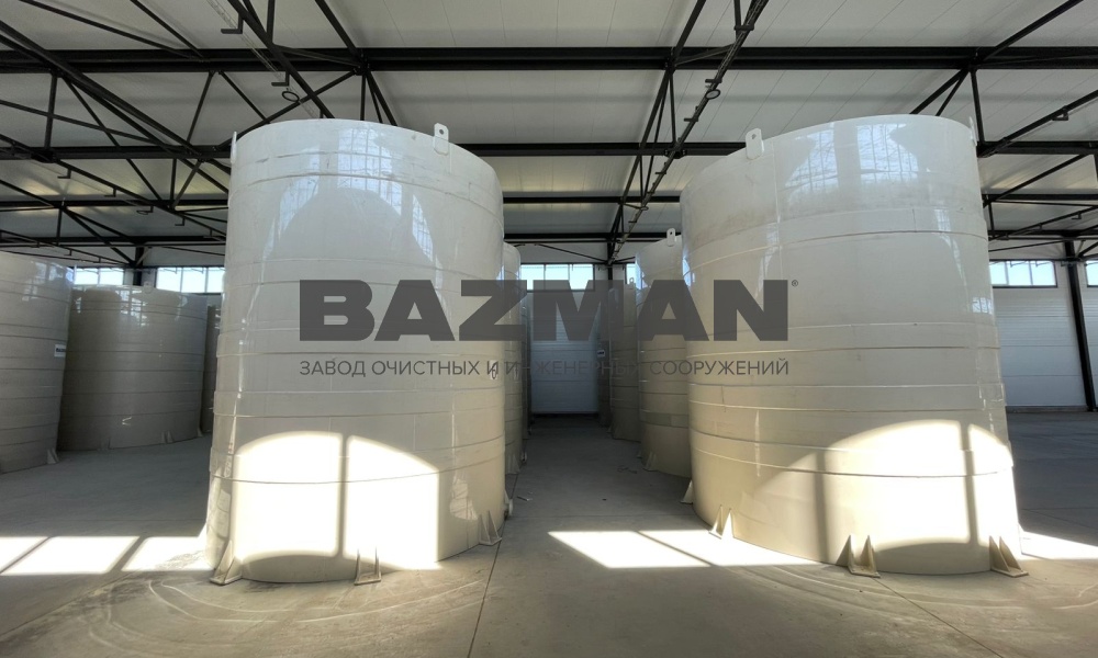 Комплект реакторов, отстойников и емкостей накопительных для производства косметики ООО "Мульсан" ПГТ Энем