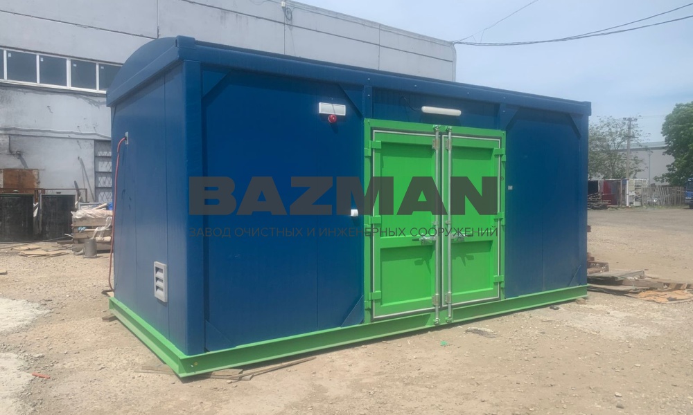 Станция повышения давления СПД в блок модуле Объект Врангель Находка